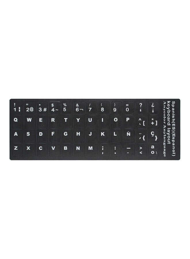 Replacement Keyboard Sticker Black/White