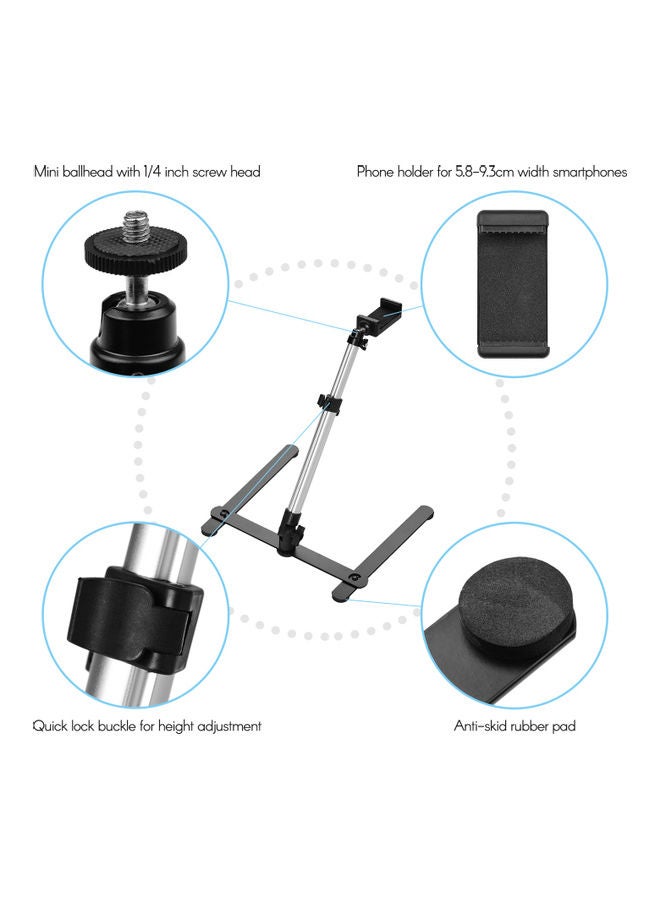 Foldable Photography Copy Stand Silver/Black  - Image 5