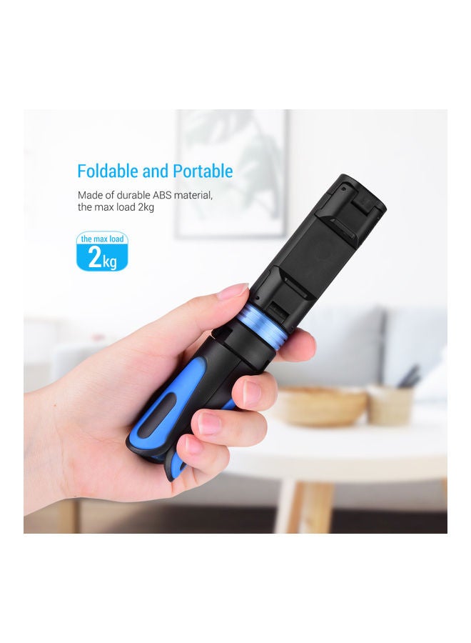 Extendable Mini Tripod For Smartphones Black/Blue - Image 3