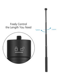 Generic 5-Section Extendable Selfie Stick Black  - Image 5