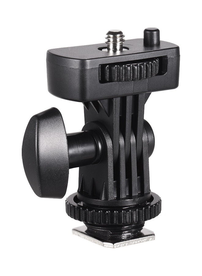 Generic Flexible Cold Shoe Mount Adapter For Viltrox DC-90 DC-70 DC-50 Black  - Image 1