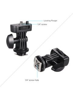 Generic Flexible Cold Shoe Mount Adapter For Viltrox DC-90 DC-70 DC-50 Black  - Image 5