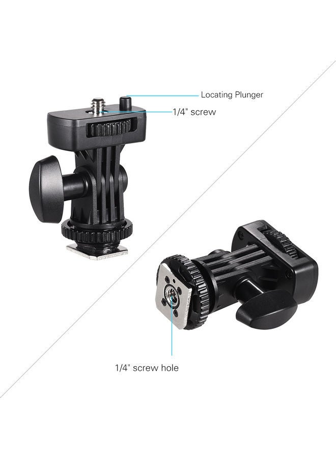 Generic Flexible Cold Shoe Mount Adapter For Viltrox DC-90 DC-70 DC-50 Black  - Image 5