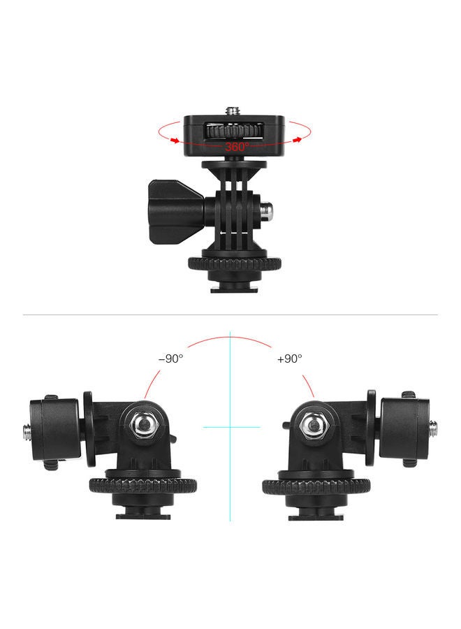 Generic - Universal Adjustable Cold Hot Shoe Mount Adapter For Viltrox Black - Image 1