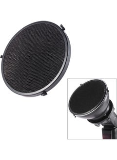 Generic Metal Speedlite Light Flash 15 Degree Honeycomb Grid Shade Diffuser Black  - Image 1