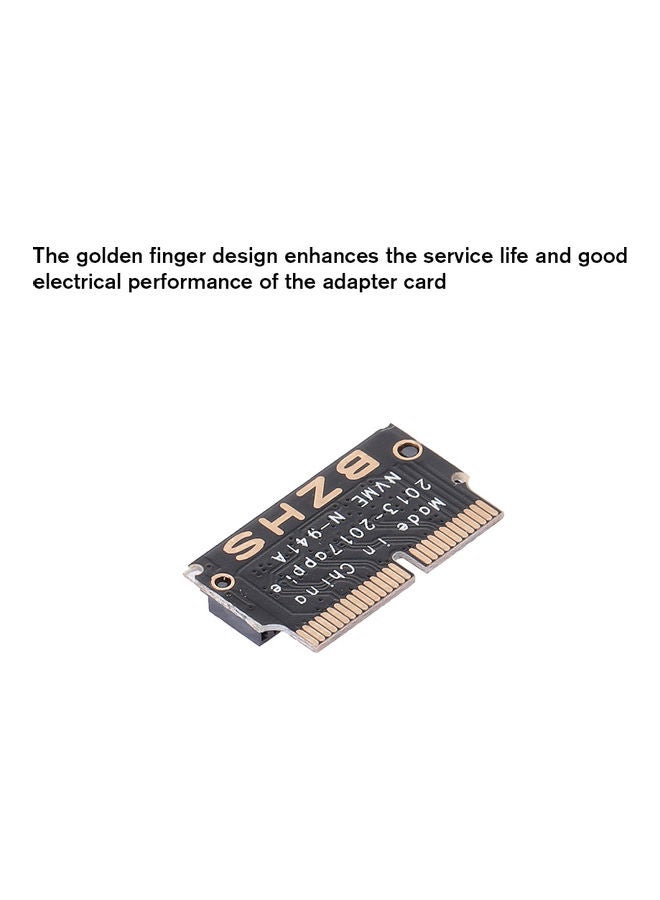 Generic - M.2 NVME SSD Convert Adapter Card For Apple MacBook Air Pro Retina Mid 2013/2014/2015/2016/2017 Black - Image 1