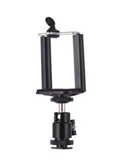 Generic Adjustable Phone Holder Clip And Mini Ball Head Black  - Image 2