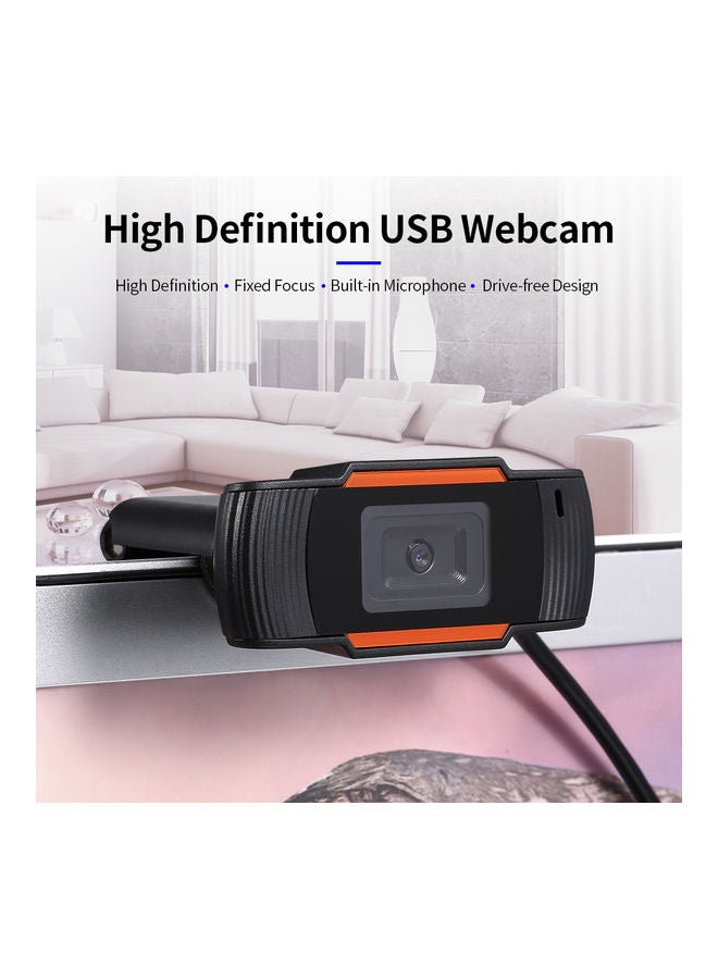 كاميرا ويب 480P بمنفذ USB أسود /برتقالي. - Image 2