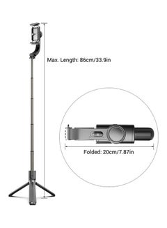 Generic 3-In-1 Phone Gimbal Stabilizer Black  - Image 3