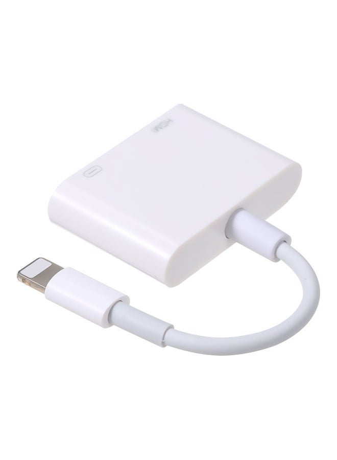 Generic - Lightning To Digital AV HDMI Adapter White - Image 1