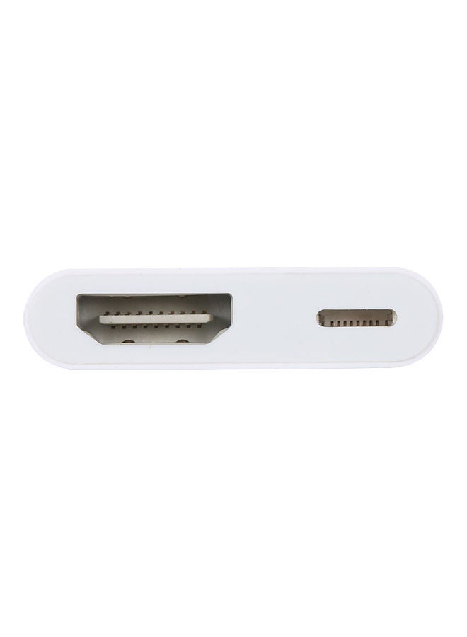 Generic - Lightning To Digital AV HDMI Adapter White - Image 1