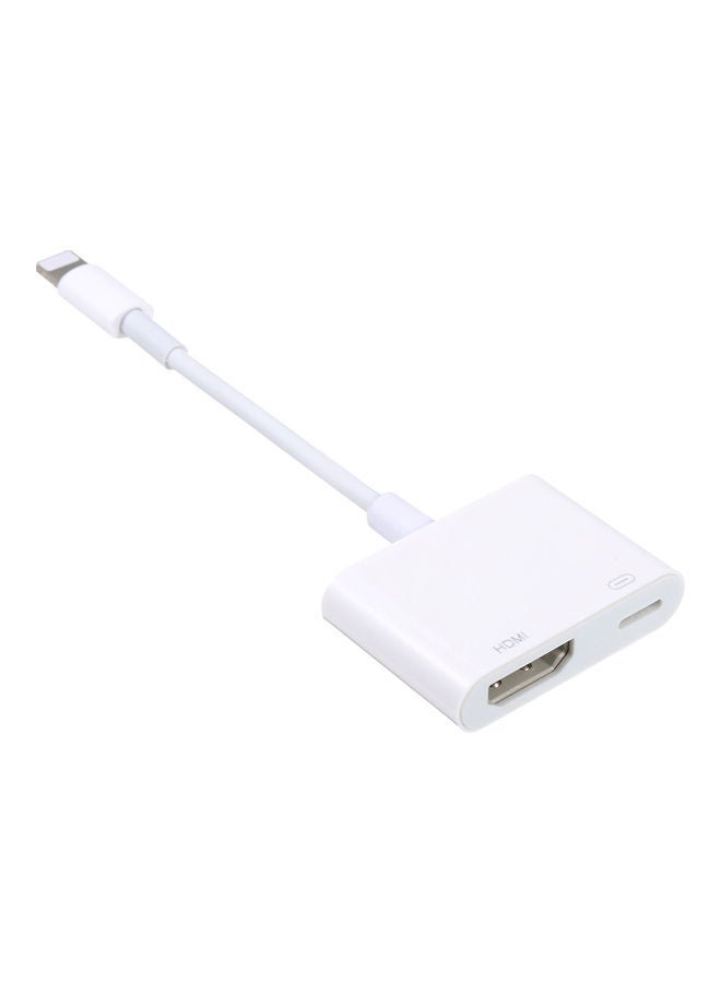 Generic - Lightning To Digital AV HDMI Adapter White - Image 1