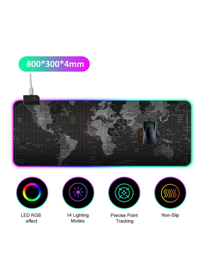 RGB Mouse Pad Black  - Image 1