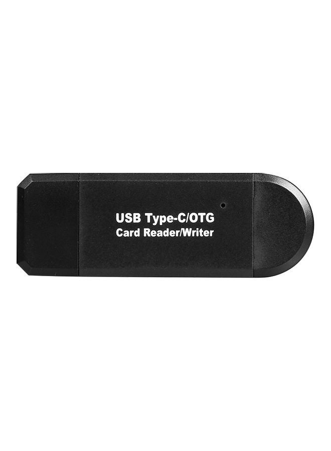 USB Type-C/OTG Card Reader Black  - Image 4