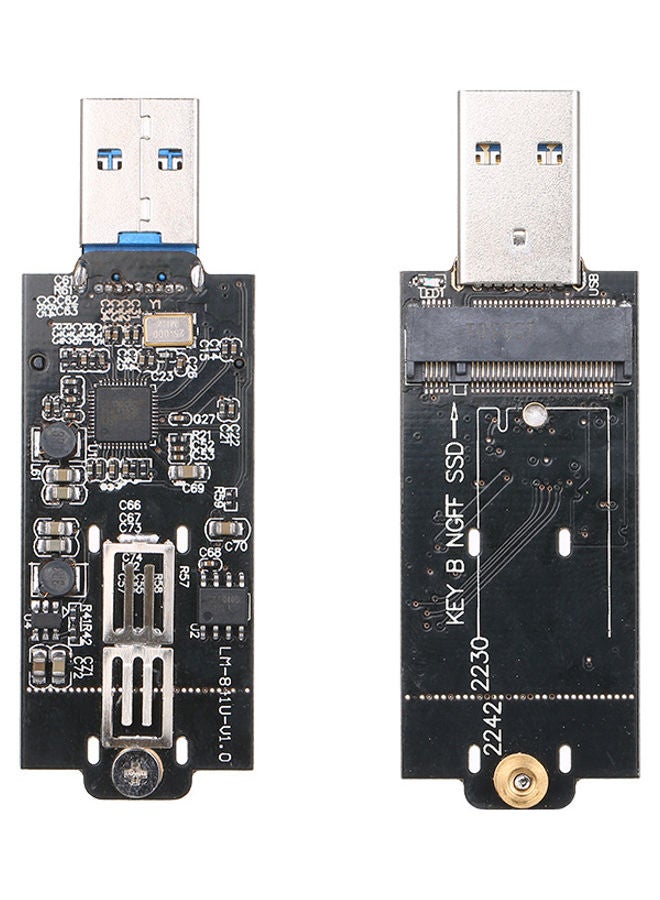 USB3.0 Type-A Enclosure Gold  - Image 2