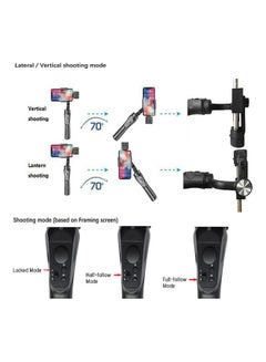 Generic 3-Axis Handheld Smartphone Gimbal Stabilizer Black  - Image 5