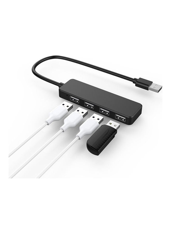 Ultra-Thin Multiple Port HUB Adaptor Black - Image 2
