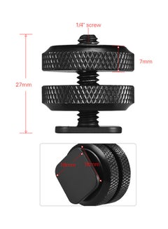 Generic 5-Piece Camera Hot Shoe Mount Black  - Image 3