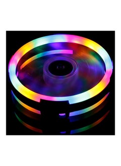 ماركة غير محددة مروحة تبريد متعددة الألوان RGB لحافظة الكومبيوتر 12سم متعدد الألوان  - Image 3