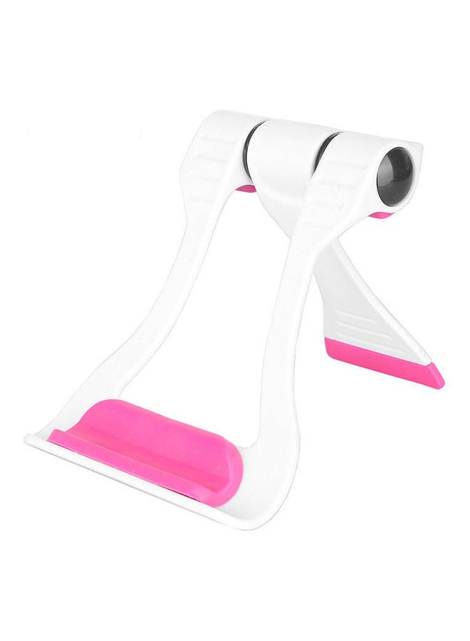 Folding Desktop Bracket White/Pink - Image 1