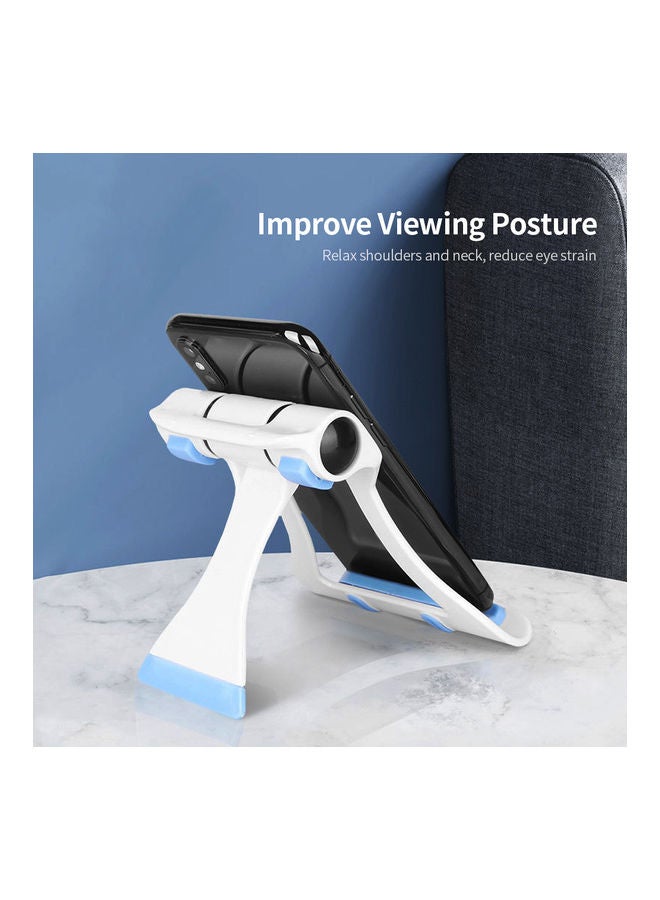 Folding Desktop Bracket White/Blue - Image 4