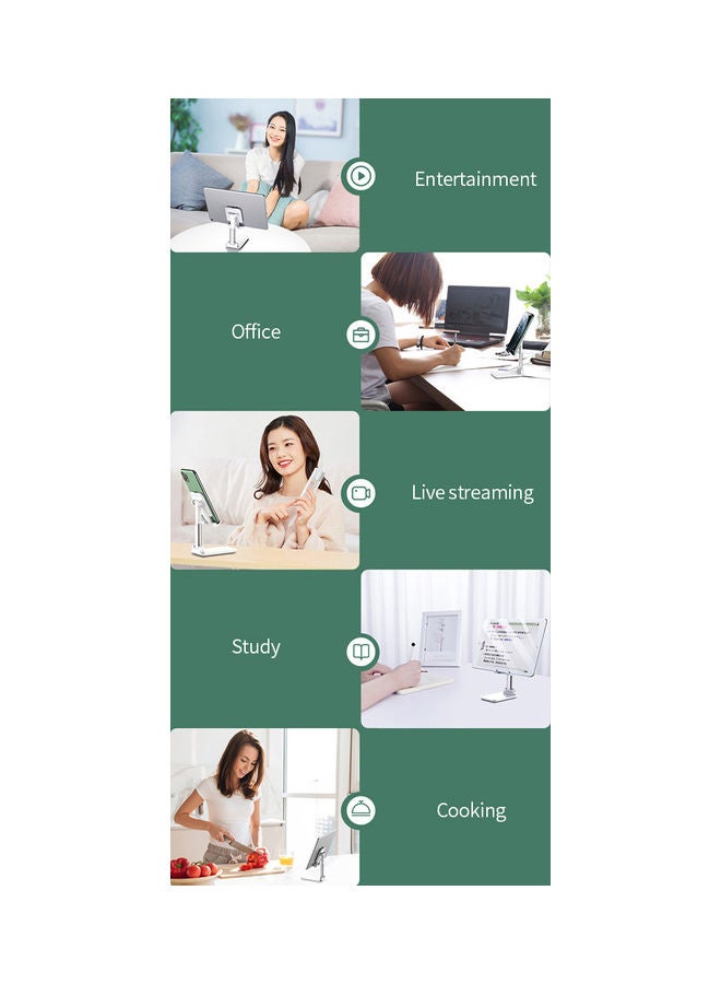 Desktop Phone Holder Silver - Image 2