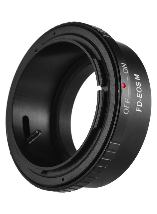 FD-EOS M Lens Mount Adapter Ring Black  - Image 1