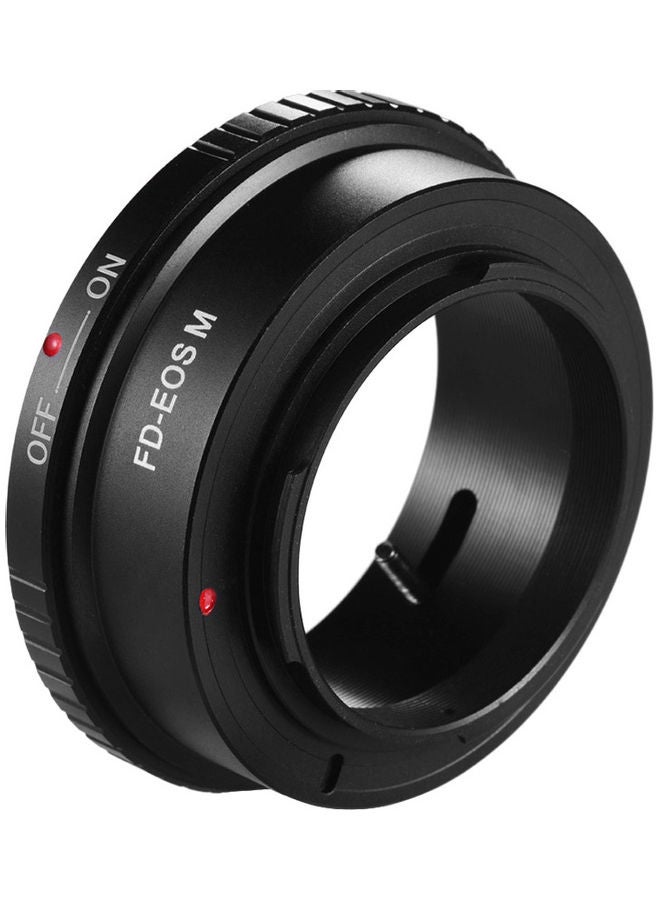 FD-EOS M Lens Mount Adapter Ring Black  - Image 2