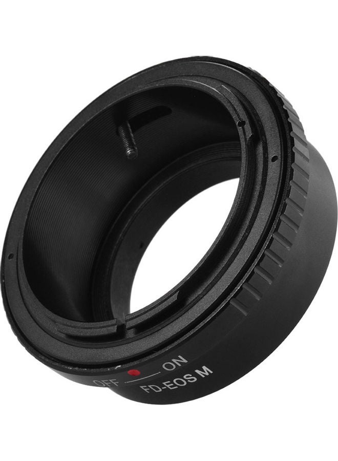 FD-EOS M Lens Mount Adapter Ring Black  - Image 3