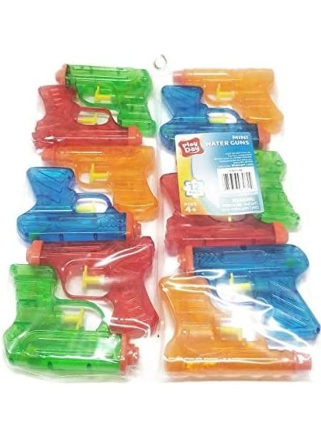 Play Day 12-Piece Mini Water Gun Set 