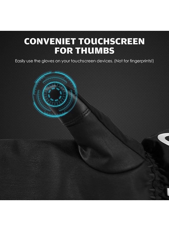 BOODUN Skiing Snow Waterproof Winter Warm Soft Touch Screen Gloves M  - Image 2