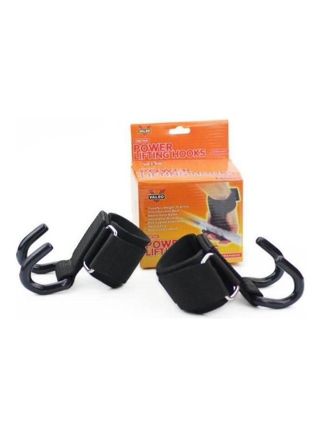 VALEO 2-Piece Weight Lifting Hook Hand Bar Wrist Straps Glove - Image 1