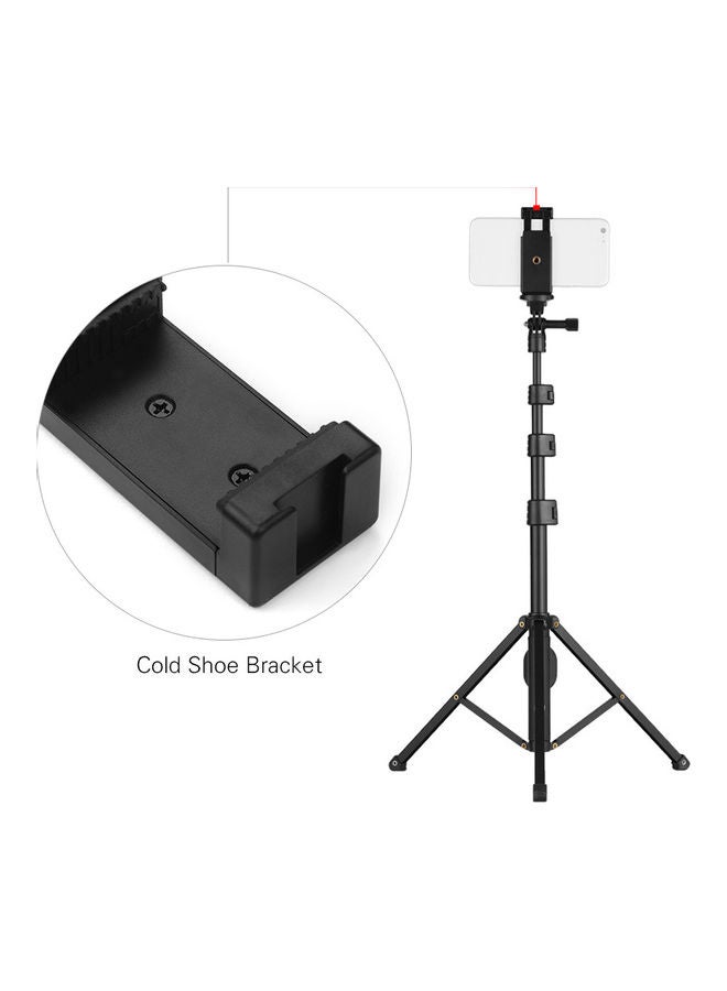 Generic 2-In-1 Phone Tripod Selfie Stick Black  - Image 2