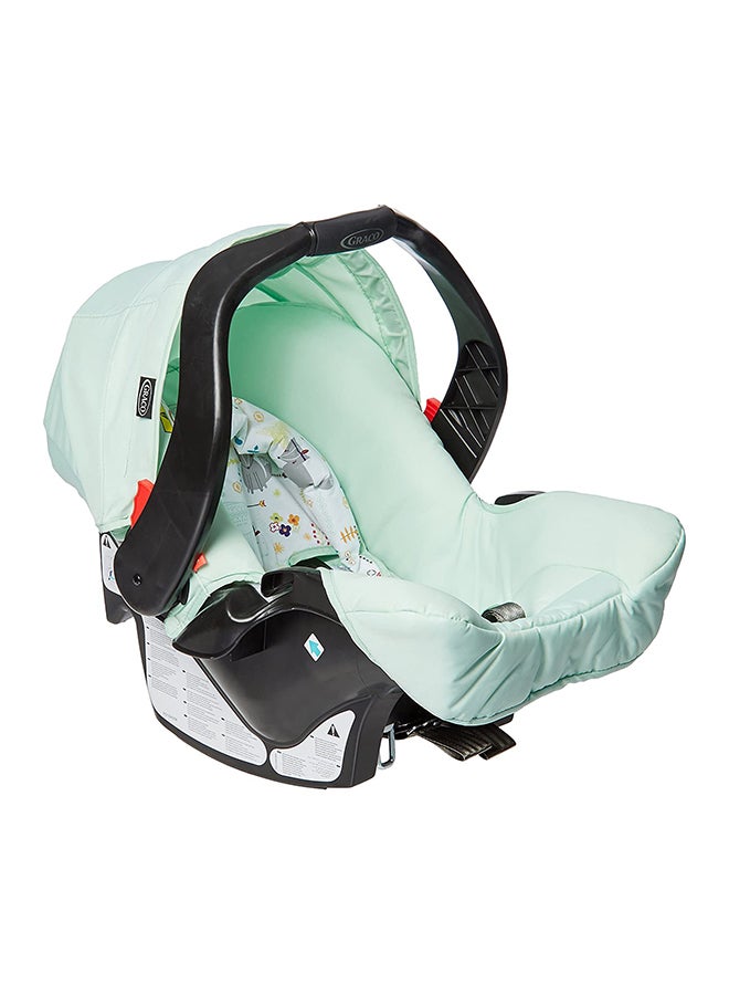 Mirage Plus Aztec Comfortable Stroller Travel System With Large Canopy And Adjustable Recline Positions- Light Green