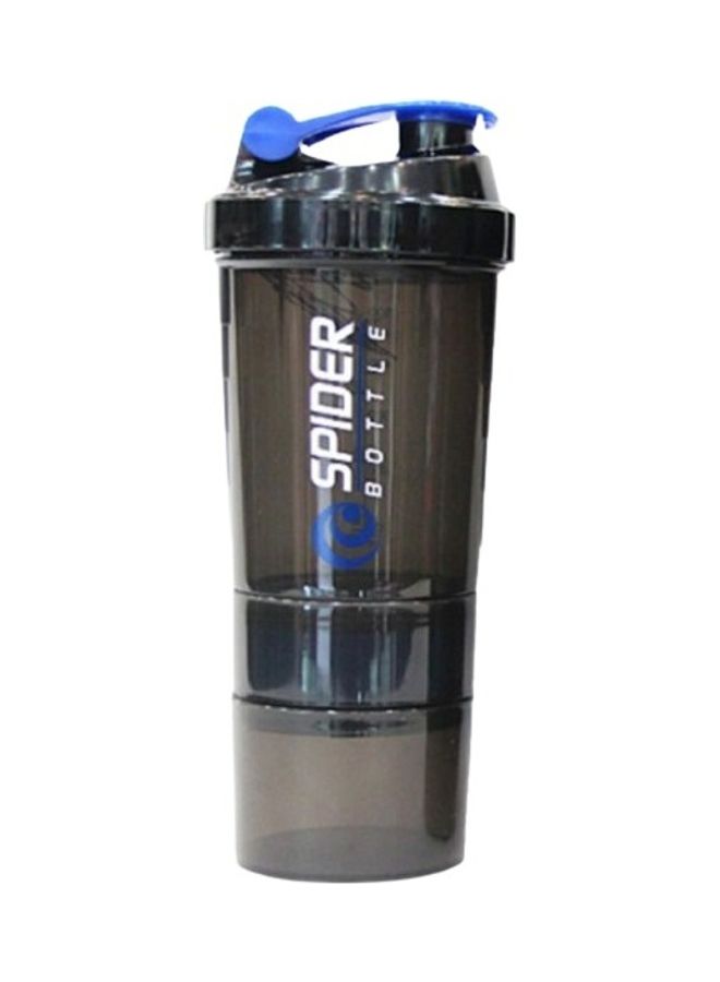سبايدر قارورة خفق مشروبات متعددة الاستعمالات من البلاستيك مع غطاء لحفظ بودرة البروتين