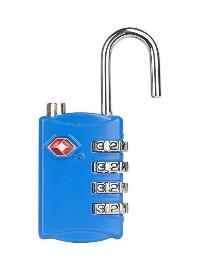Generic - 4-Digit TSA Passowrd Security Luggage Locks Blue/Silver - Image 1