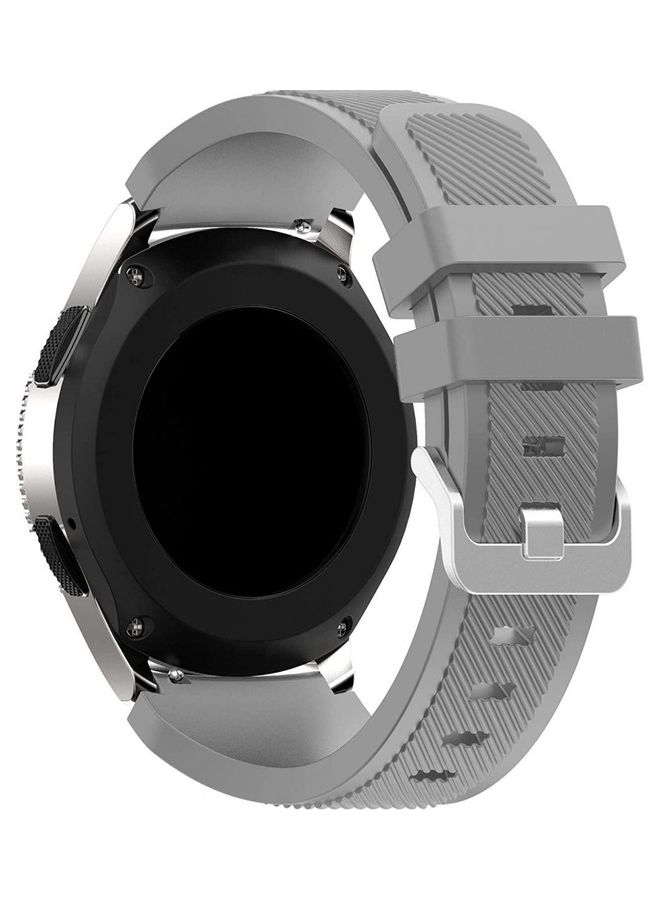 اس اي سوار ساعة ذكية مصنوعة من السيليكون من سلسلة سبورتس لساعة هواوي GT1/هواوي GT2 مقاس 46 مم/ جالاكسي S4 مقاس 46 مم رمادي - Image 1