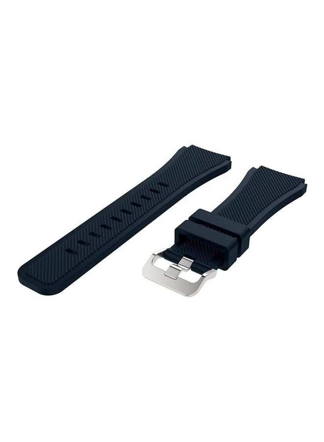 SE Sports Series Silicone Smartwatch Strap Band For Huawei Watch Gt1/Huawei Watch Gt2 46mm/Galaxy S4 46mm/Samsung Active 2 44mm/Honor Magic 2 46mm Navy - Image 2