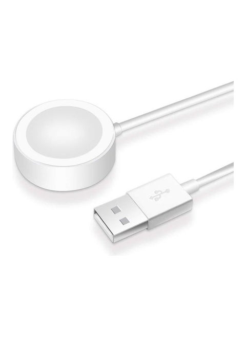 iWatch Series Magnetic Smartwatch Charger For Apple Watch 1/Apple Watch 2/Apple Watch 3/Apple Watch 4 White