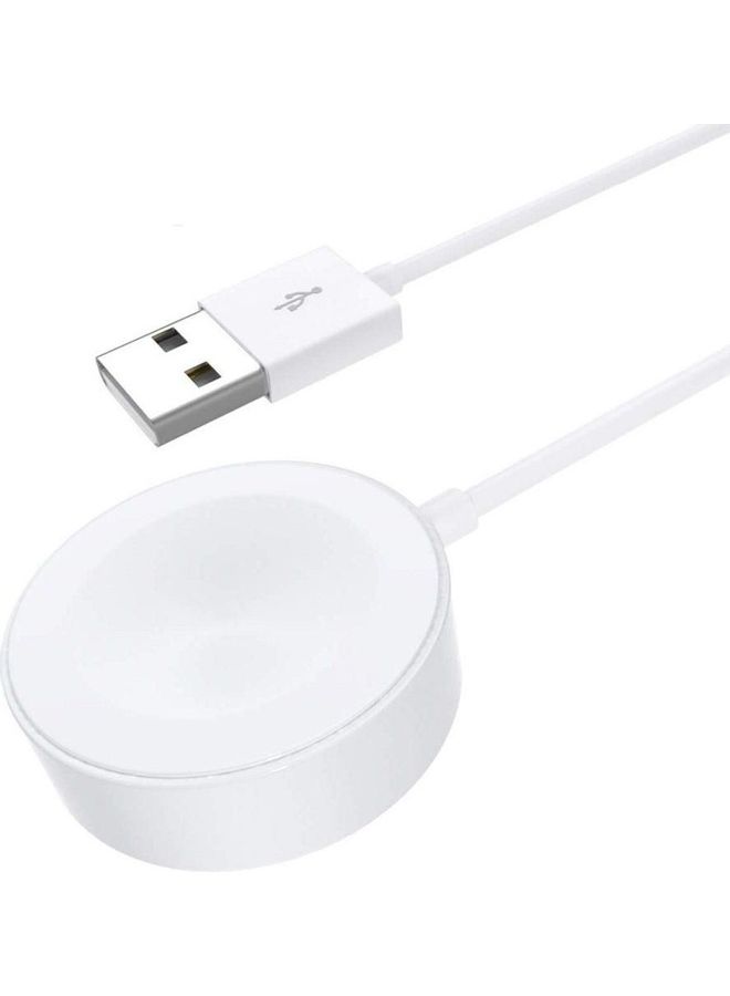 Magnetic Smartwatch Charger For Apple Watch Series 4/3/2/1 White  - Image 2