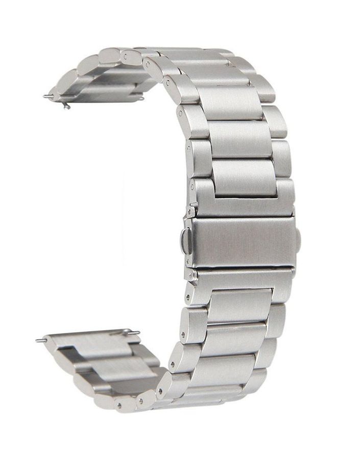 Stainless Steel Smartwatch Replacement Band For Samsung Gear S3 Classic / S3 Frontier Silver - Image 1