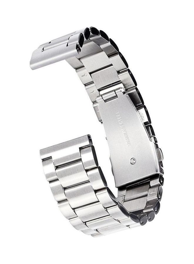 Stainless Steel Smartwatch Replacement Band For Samsung Gear S3 Classic / S3 Frontier Silver - Image 2