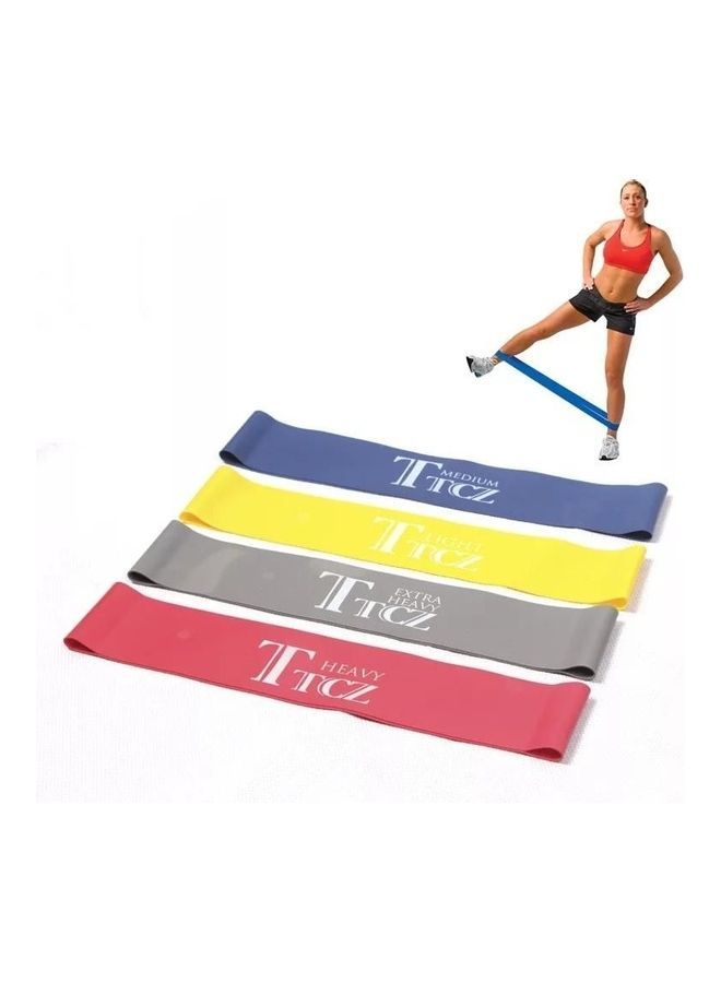 ttcz 5-Piece Elastic Latex Yoga Pilates Resistance Band Set - Image 2