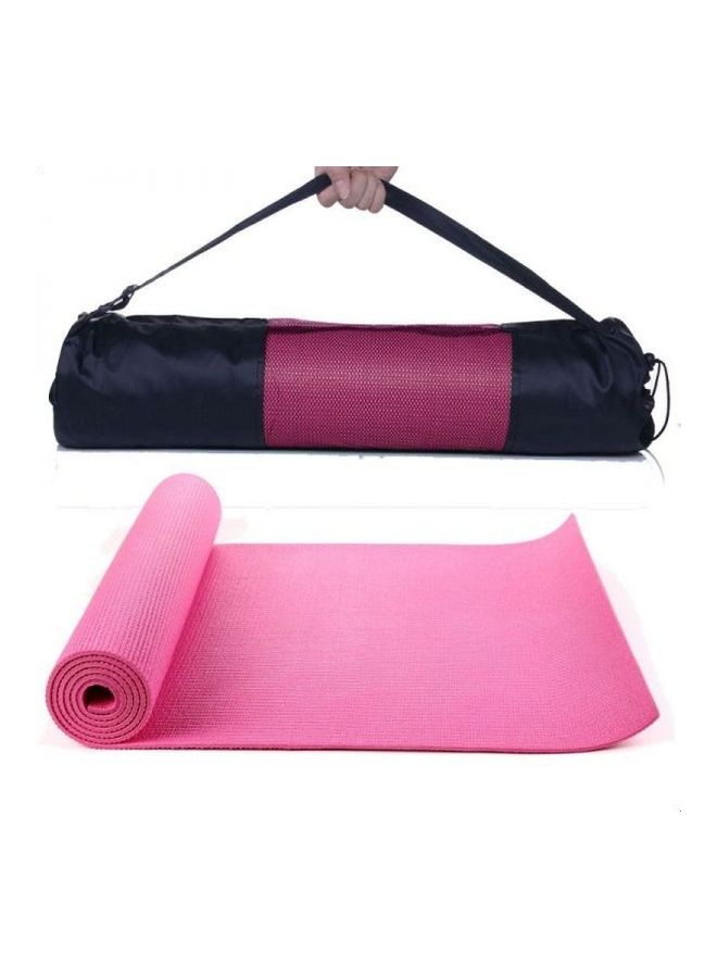 2-Piece PVC Non-Slip Yoga Mat With Carrying Bag Set - v1608466419/N43219202A_2