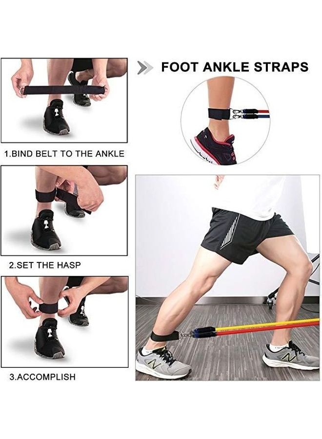 DBT 12-Piece Exercise Fitness Resistance Bands Set  - Image 2