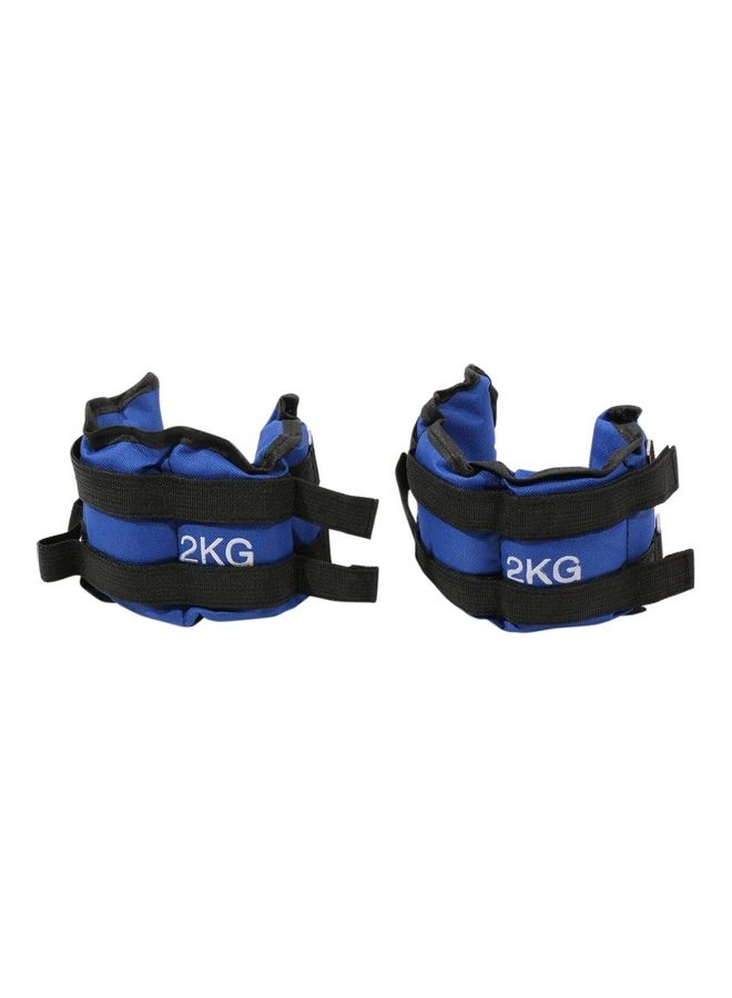 Generic 2-Piece Canvas Ankle Workout Weights Set 2kg 