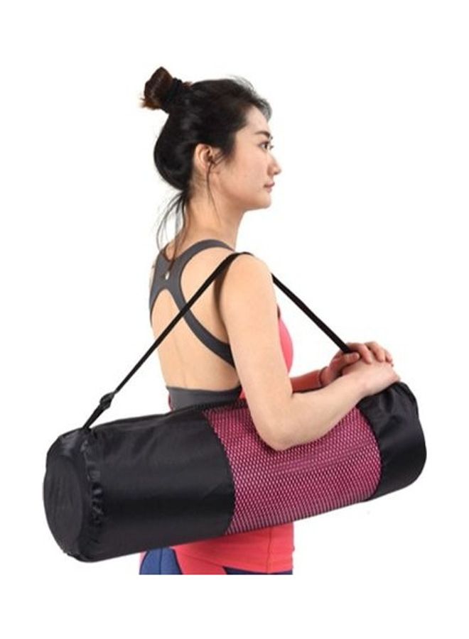 FITNESS MINUTES - Nylon Mesh adjustable Strap Yoga Exercise Mat Carrier Bag 183cm - Image 1