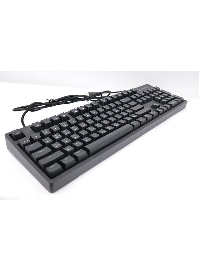 VERTUX Tactical Mechanical Gaming Keyboard Black - Image 5