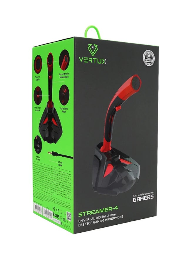 VERTUX - Streamer-4 Universal Gaming Microphone - Image 1