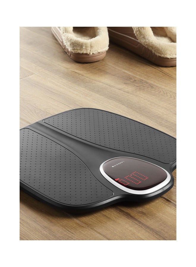 لوازم ميزان رقمي شخصي ممتاز لقياس وزن الجسم أسود 34x2.8x34سم - Image 5